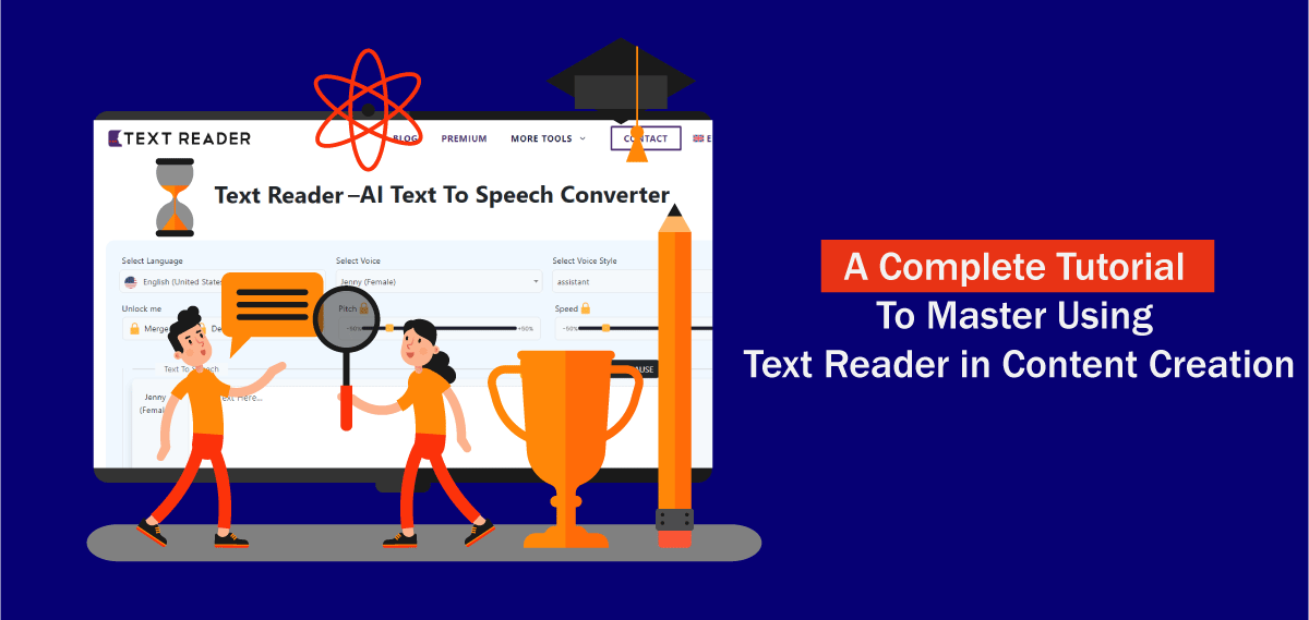 text Reader in Content Creation